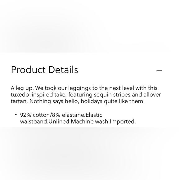 J. Crew Crewcuts Stewart tartan sequin tux leggings - Picture 4 of 11